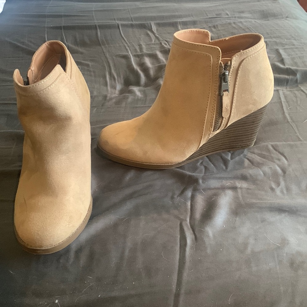Time and Tru Wedge Booties